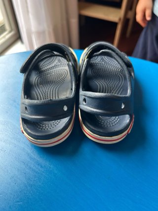 Sandali Crocs bambino bambina 24-25 blu C8 gomma