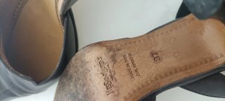 Yves Saint Laurent Slingbacks Negro/Marrón
