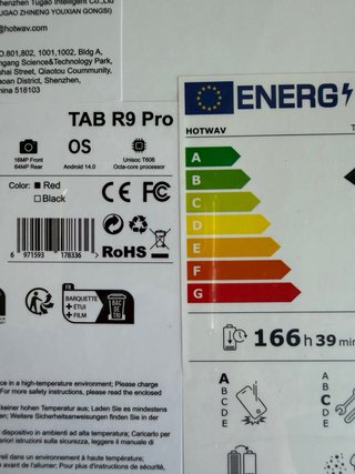 Tablet HOTWAV R9 Pro 2025 Rossa