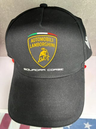Gorra Lamborghini Squadra Corse Negra