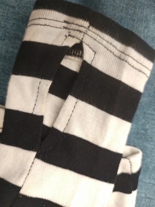 Top cortito Bershka rayas
