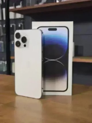 IPHONE 14 PRO MAX 256GB PLATA BAT. 100%