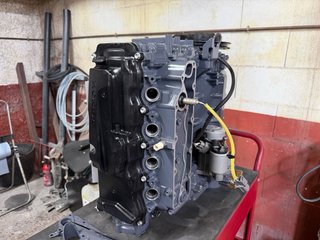 Culata y bloque motor Honda fueraborda 75 injec