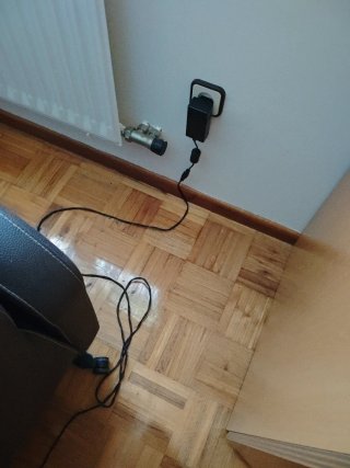 Butaca eléctrica reclinable polipiel marrón