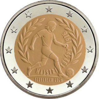 2 € Eslovaquia 2026 Conmemorativa Fútbol