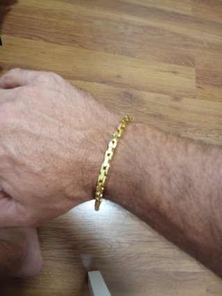 Pulsera Oro bañado 750 (18k) Italia(20cm)