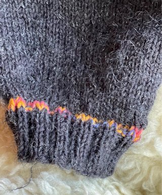 Jersey tejido a mano, creación unica