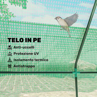 Serra Piccola per Giardino e Balcone con Finestre