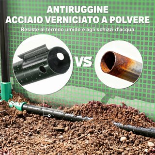 Serra Piccola per Giardino e Balcone con Finestre