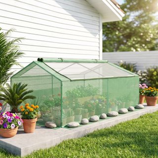 Serra Piccola per Giardino e Balcone con Finestre