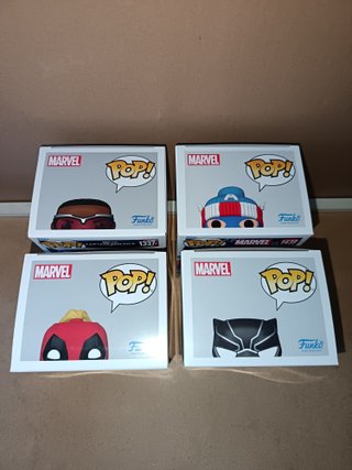 Lote 4 Funko Pop Marvel Studios