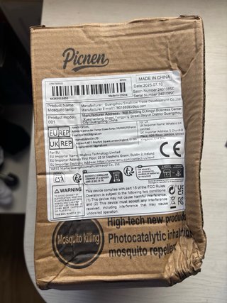 Lámpara Antimosquitos Blanca