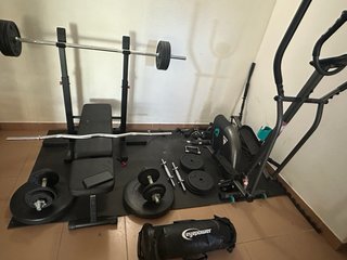 Equipo de gimnasio completo para casa