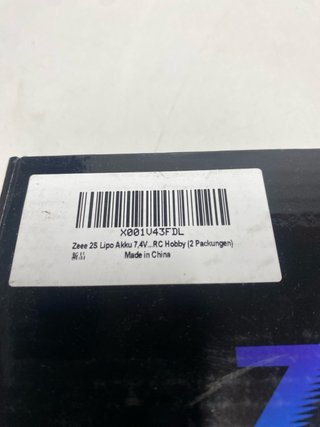 : Pack 2 Baterías LiPo Zeee 2S 7.4V 6200mAh