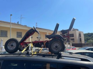 Kart de pedales biplaza