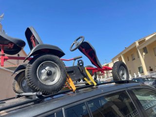 Kart de pedales biplaza