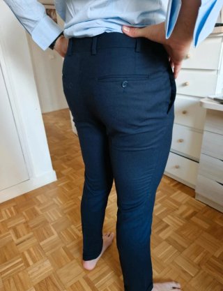 Pantalón traje Silbón azul marino T42