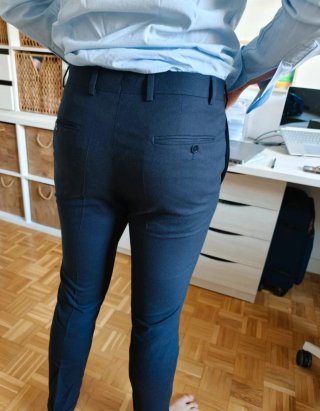 Pantalón traje Silbón azul marino T42
