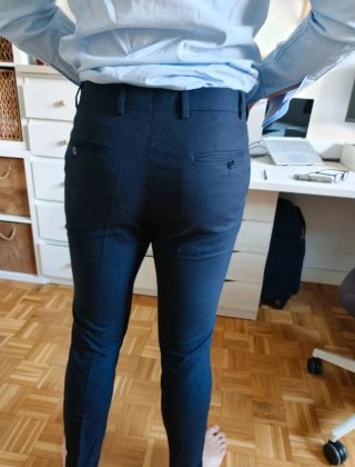 Pantalón traje Silbón azul marino T42