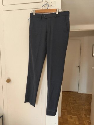 Pantalón traje Silbón azul marino T42