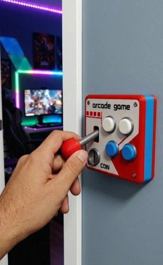 Interruptor Arcade Retro Gaming