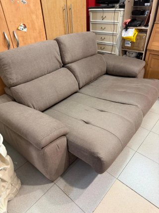 SOFA DE TELA MARRON SEGUNDAMANO