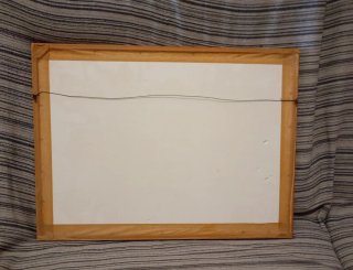 OBRA DE ARTE, PINTURA ARTESANAL SOBRE PAPIRO EGIPC