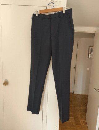 Pantalón traje Silbon T42 azul marino nuevo