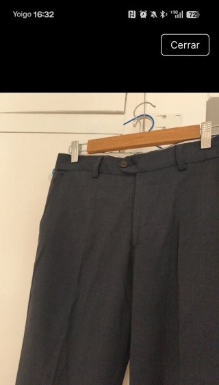 Pantalón traje Silbon T42 azul marino nuevo
