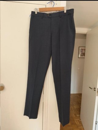 Pantalón traje Silbon T42 azul marino nuevo