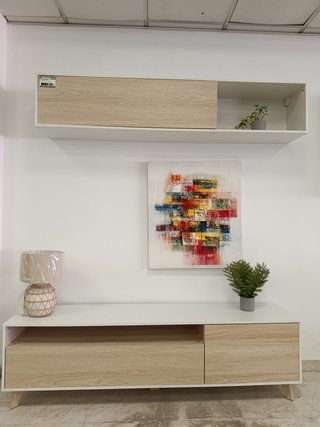 Mueble TV y Estantería Salón