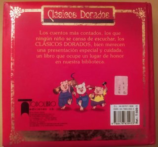 Libro cuentos Clásicos Dorados