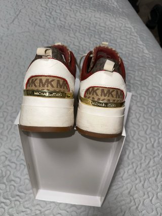 Michael Kors Zapatillas Mujer Marrón/Rojo