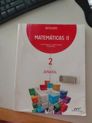 Matemáticas II 2 Bachillerato