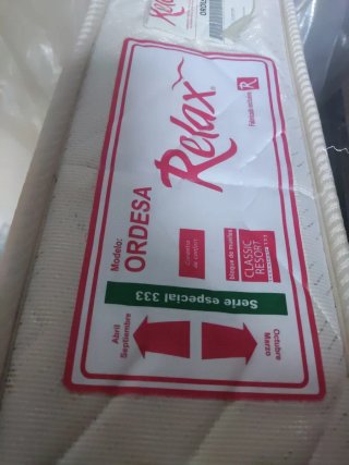 Colchón con funda textil, marca RELAX,