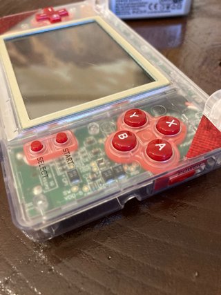 Nintendo DS Lite Transparente Roja + GBA LeafGreen
