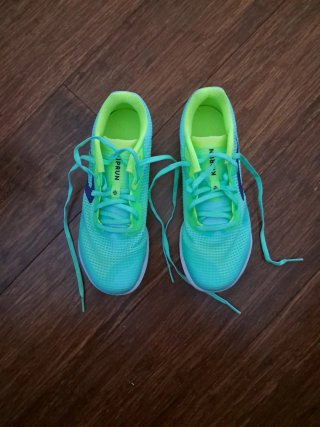 Zapatillas KIPRUN Tacos Atletismo Verde/Azul