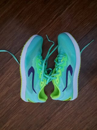 Zapatillas KIPRUN Tacos Atletismo Verde/Azul