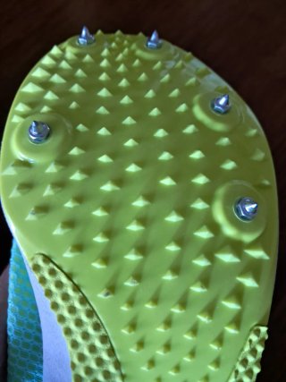 Zapatillas KIPRUN Tacos Atletismo Verde/Azul