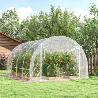 Serra a Tunnel 3x4x2 m con Porte Avvolgibili