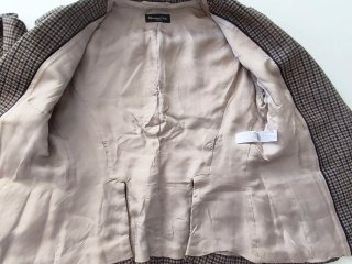 Massimo Dutti Chaqueta Lana Cuadros