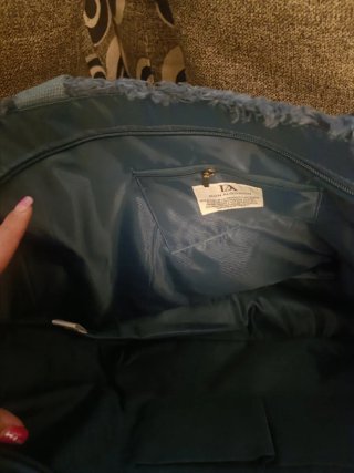Bolso de playa Don Algodón azul