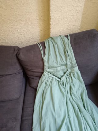 Vestido largo verde