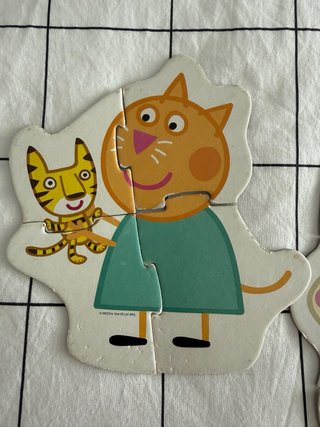 Lote puzzles varios bebés