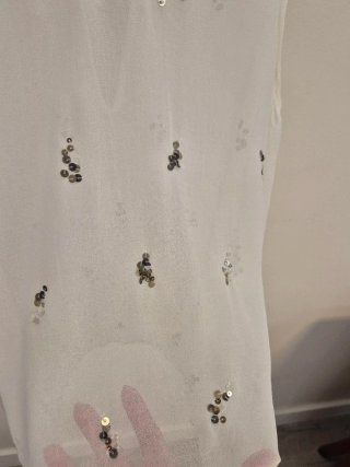 Blusa Zara con lentejuelas Talla M