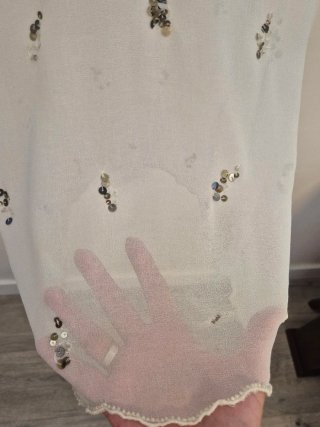 Blusa Zara con lentejuelas Talla M