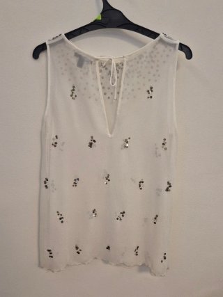 Blusa Zara con lentejuelas Talla M