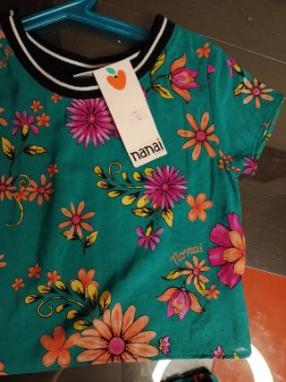 Conjunto niña floral