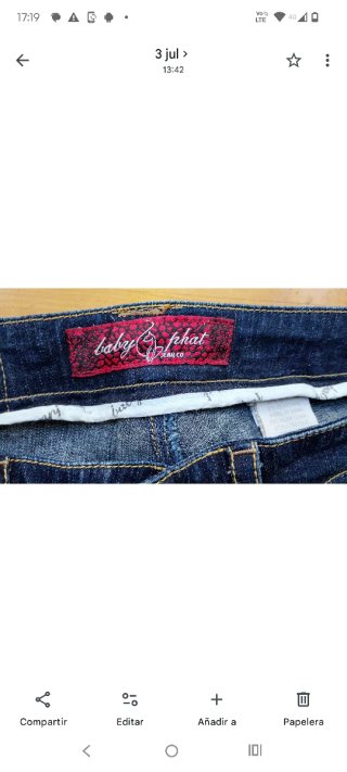 Bermudas vaqueras Baby Phat