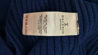 Camisola de Malha Azul Mulher
